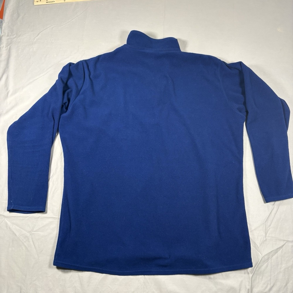 Vintage Patagonia Capilene Fleece Pullover Mens XL USA Blue Green 1/4 Zip 90s - Picture 3 of 9